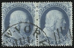Sale 1084, Lot 3091, 1c 1857-60 Issue (Scott 18-24)