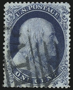 Sale 1084, Lot 3092, 1c 1857-60 Issue (Scott 18-24)