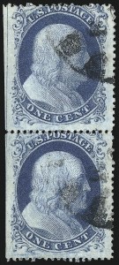 Sale 1084, Lot 3101, 1c 1857-60 Issue (Scott 18-24)