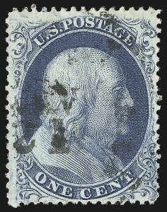 Sale 1084, Lot 3103, 1c 1857-60 Issue (Scott 18-24)