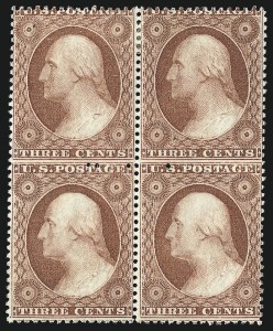 Sale 1084, Lot 3118, 3c-5c 1857-60 Issue (Scott 25-30A)