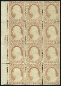 Sale 1084, Lot 3123, 3c-5c 1857-60 Issue (Scott 25-30A)