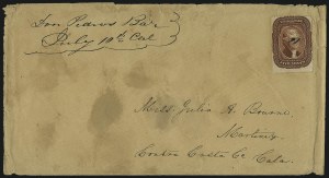 Sale 1084, Lot 3133, 3c-5c 1857-60 Issue (Scott 25-30A)