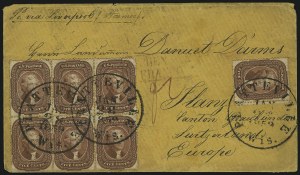 Sale 1084, Lot 3134, 3c-5c 1857-60 Issue (Scott 25-30A)