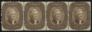 Sale 1084, Lot 3135, 3c-5c 1857-60 Issue (Scott 25-30A)