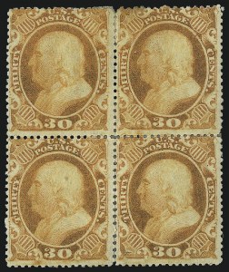 Sale 1084, Lot 3175, 10c-90c 1857-60 Issue (Scott 31-39)