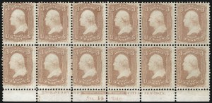 Sale 1084, Lot 3191, 1861-66 Issue (Scott 56-69)