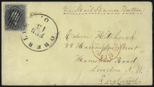 Sale 1084, Lot 3206, 1861-66 Issue, cont. (Scott 70-78)