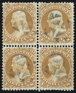 Sale 1084, Lot 3213, 1861-66 Issue, cont. (Scott 70-78)