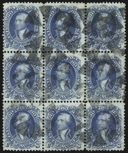 Sale 1084, Lot 3218, 1861-66 Issue, cont. (Scott 70-78)