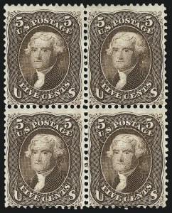 Sale 1084, Lot 3228, 1861-66 Issue, cont. (Scott 70-78)