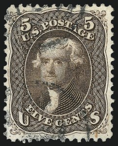 Sale 1084, Lot 3229, 1861-66 Issue, cont. (Scott 70-78)