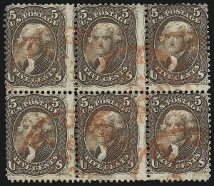 Sale 1084, Lot 3230, 1861-66 Issue, cont. (Scott 70-78)
