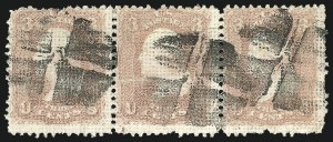Sale 1084, Lot 3236, 1867-68 Grilled Issue (Scott 79-91)