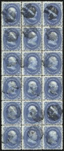 Sale 1084, Lot 3258, 1867-68 Grilled Issue (Scott 79-91)