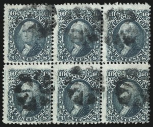 Sale 1084, Lot 3264, 1867-68 Grilled Issue (Scott 79-91)