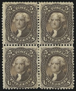Sale 1084, Lot 3277, 1867-68 Grilled Issue, cont. (Scott 92-101)
