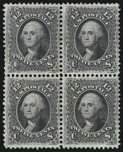 Sale 1084, Lot 3282, 1867-68 Grilled Issue, cont. (Scott 92-101)