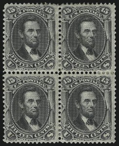 Sale 1084, Lot 3285, 1867-68 Grilled Issue, cont. (Scott 92-101)