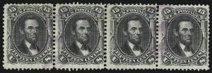 Sale 1084, Lot 3287, 1867-68 Grilled Issue, cont. (Scott 92-101)