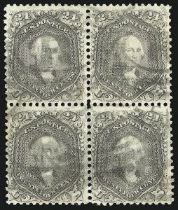 Sale 1084, Lot 3290, 1867-68 Grilled Issue, cont. (Scott 92-101)
