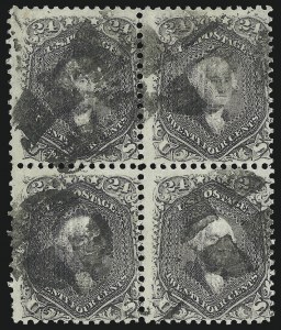 Sale 1084, Lot 3291, 1867-68 Grilled Issue, cont. (Scott 92-101)