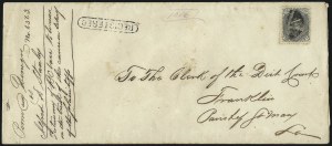 Sale 1084, Lot 3292, 1867-68 Grilled Issue, cont. (Scott 92-101)