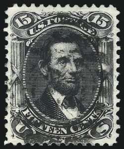 Sale 1084, Lot 3306, 1875 Re-Issue of 1861-66 Issue (Scott 102-111)