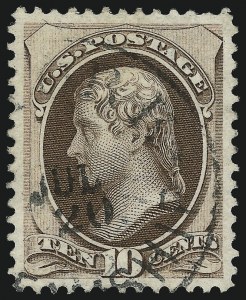 Sale 1084, Lot 3398, 1870-71 National Bank Note Co. Ungrilled Issue (Scott 145-155)
