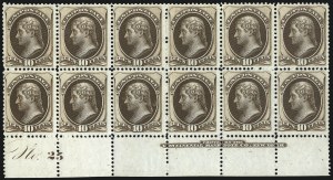 Sale 1084, Lot 3427, 1873 Continental Bank Note Co. Issue (Scott 156-179)