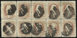 Sale 1084, Lot 3451, 1879 American Bank Note Co. Issue (Scott 182-191)