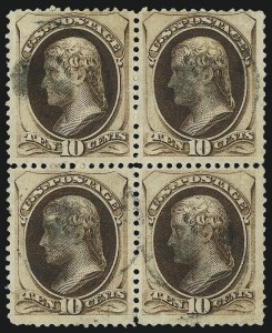 Sale 1084, Lot 3453, 1879 American Bank Note Co. Issue (Scott 182-191)