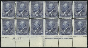 Sale 1084, Lot 3482, 1881-88 American Bank Note Co. Issues (Scott 205-218)