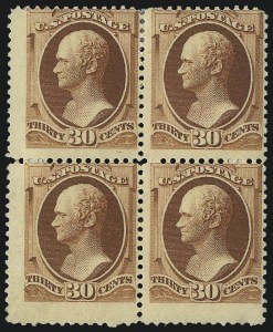 Sale 1084, Lot 3486, 1881-88 American Bank Note Co. Issues (Scott 205-218)