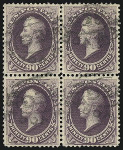Sale 1084, Lot 3490, 1881-88 American Bank Note Co. Issues (Scott 205-218)