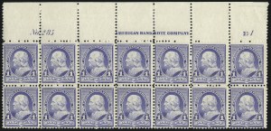 Sale 1084, Lot 3497, 1890-93 Issue (Scott 219-229)