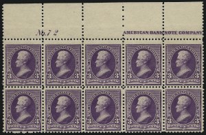 Sale 1084, Lot 3503, 1890-93 Issue (Scott 219-229)