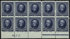 Sale 1084, Lot 3512, 1890-93 Issue (Scott 219-229)