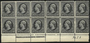 Sale 1084, Lot 3514, 1890-93 Issue (Scott 219-229)