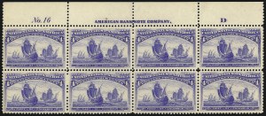 Sale 1084, Lot 3529, 1893 Columbian Issue (Scott 230-245)