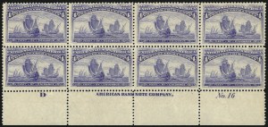 Sale 1084, Lot 3530, 1893 Columbian Issue (Scott 230-245)