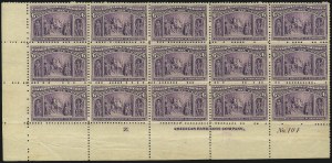 Sale 1084, Lot 3535, 1893 Columbian Issue (Scott 230-245)