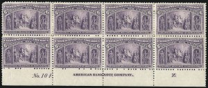 Sale 1084, Lot 3537, 1893 Columbian Issue (Scott 230-245)