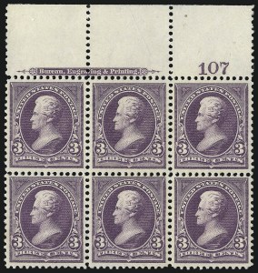 Sale 1084, Lot 3567, 1894 Unwatermarked Bureau Issue (Scott 246-263)