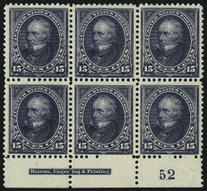 Sale 1084, Lot 3578, 1894 Unwatermarked Bureau Issue (Scott 246-263)
