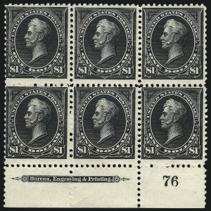 Sale 1084, Lot 3580, 1894 Unwatermarked Bureau Issue (Scott 246-263)
