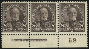 Sale 1084, Lot 3611, 1895 Watermarked Bureau Issue (Scott 264-278)