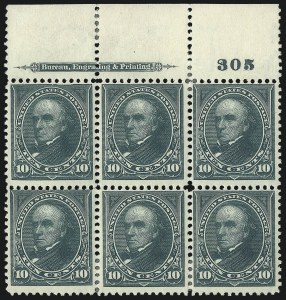 Sale 1084, Lot 3613, 1895 Watermarked Bureau Issue (Scott 264-278)