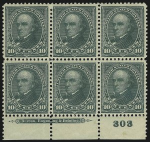 Sale 1084, Lot 3614, 1895 Watermarked Bureau Issue (Scott 264-278)
