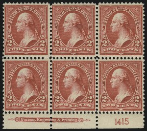 Sale 1084, Lot 3639, 1897-1903 Change of Colors Bureau Issue (Scott 279-284)